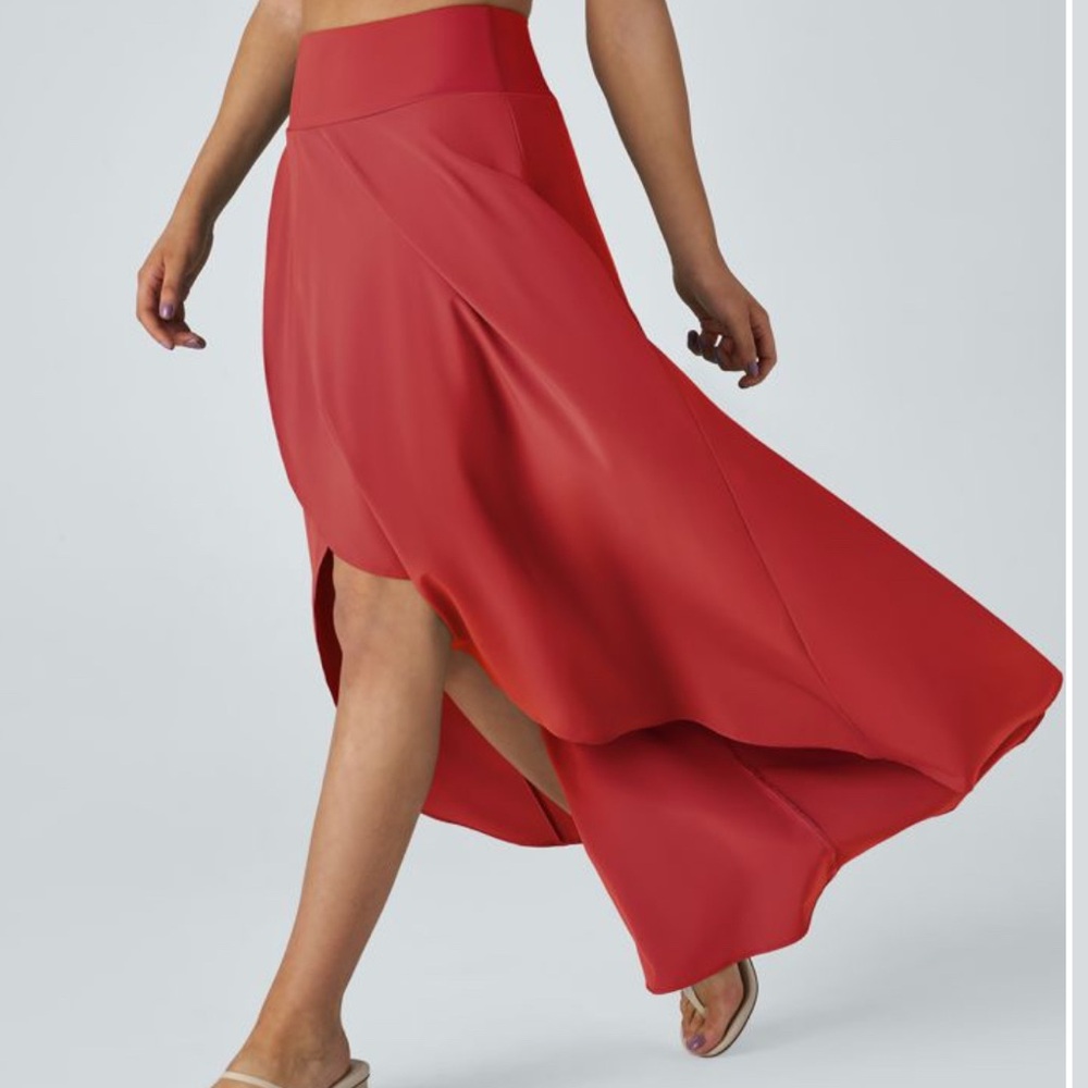 Hilara Red Women's Skirt - Picture 5 of 5